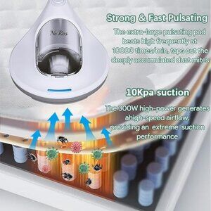 Handheld Bed Vacuum Cleaner UV-C, Allergen Vacuum *NEW*